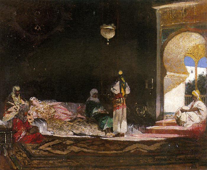 Jean-Joseph Benjamin-Constant Harem Scene